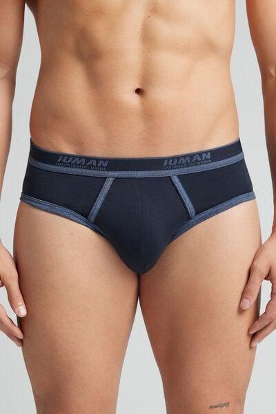Navy Superior Cotton Briefs, B601_844I, medium