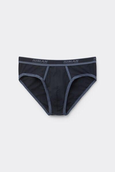 Navy Superior Cotton Briefs, B601_844I, large image number 2