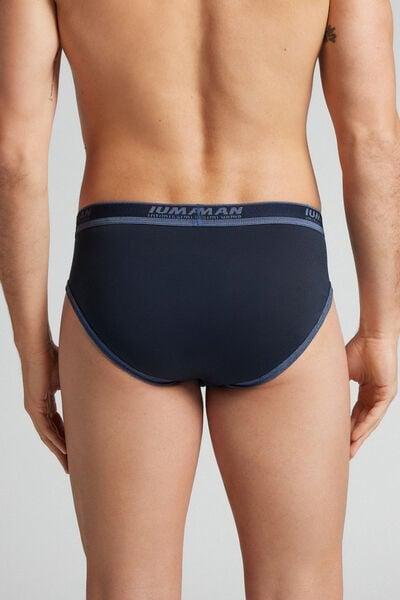 Navy Superior Cotton Briefs, B601_844I, large image number 3