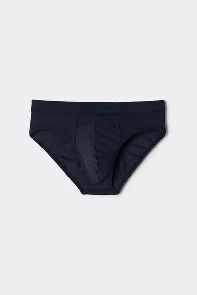 Blue Superior Cotton Briefs, Midnight Blue, large image number 2