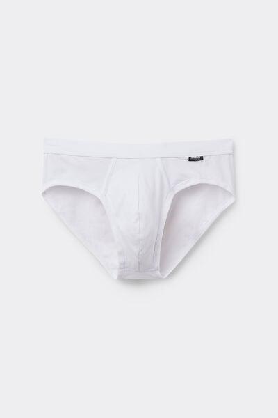 White Superior Cotton Briefs, , large image number 1
