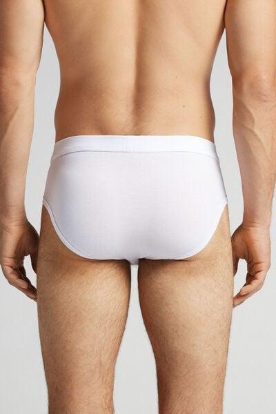 White Superior Cotton Briefs, , large image number 3