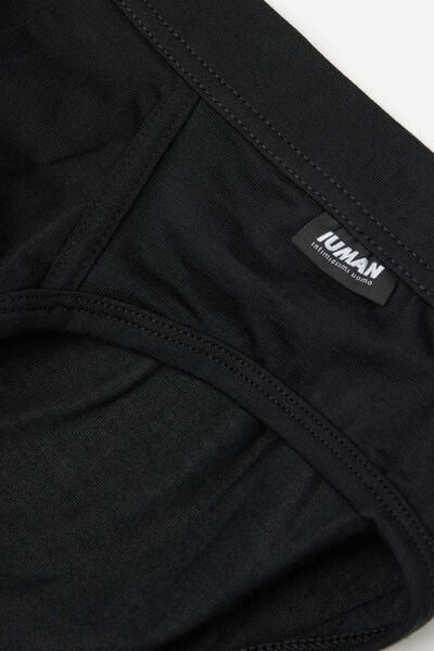 Black Superior Cotton Briefs, , large image number 4