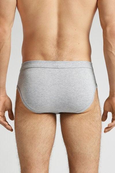 Grey Superior Cotton Briefs, Light Grey Blend, large image number 3