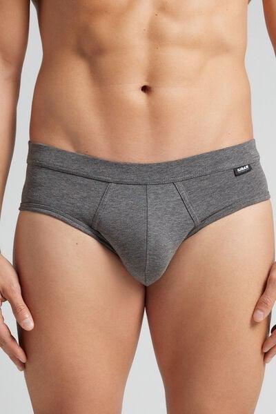 Grey Superior Cotton Briefs, Graphite Grey Blend, large image number 0