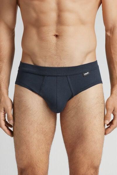Blue Superior Cotton Briefs, , large image number 0