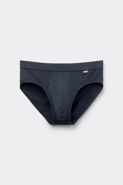 Blue Superior Cotton Briefs, , large image number 1