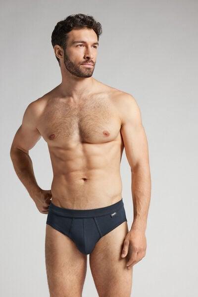 Blue Superior Cotton Briefs, , large image number 2