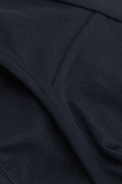 Navy Elastic Waist Briefs, , large image number 4
