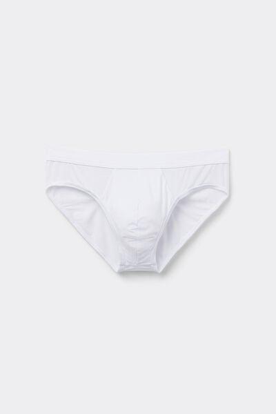 White Soft Silk briefs, White, large image number 2
