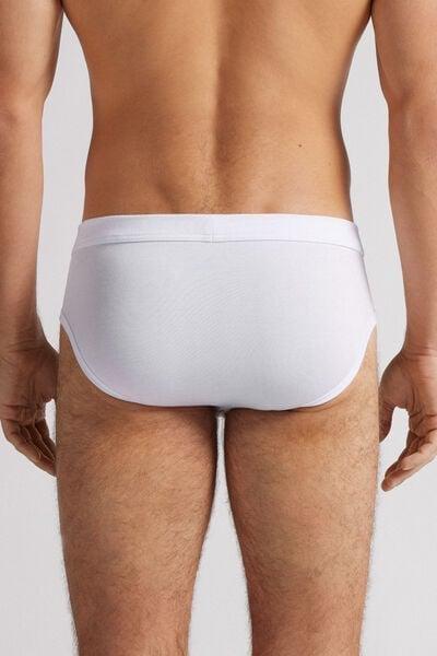 White Soft Silk briefs, White, large image number 3