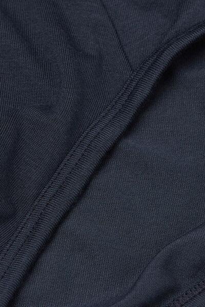 Navy Modal And Silk Boxers, Midnight Blue, large image number 4