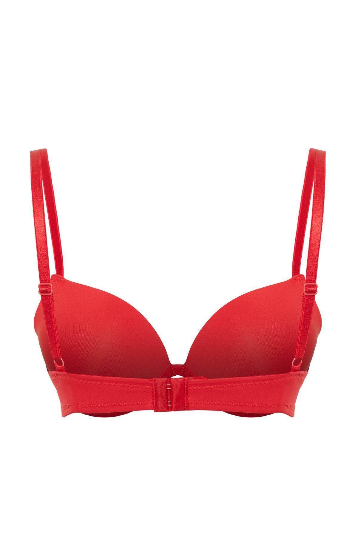 Red Extra Push-Up Bra, , large image number 6