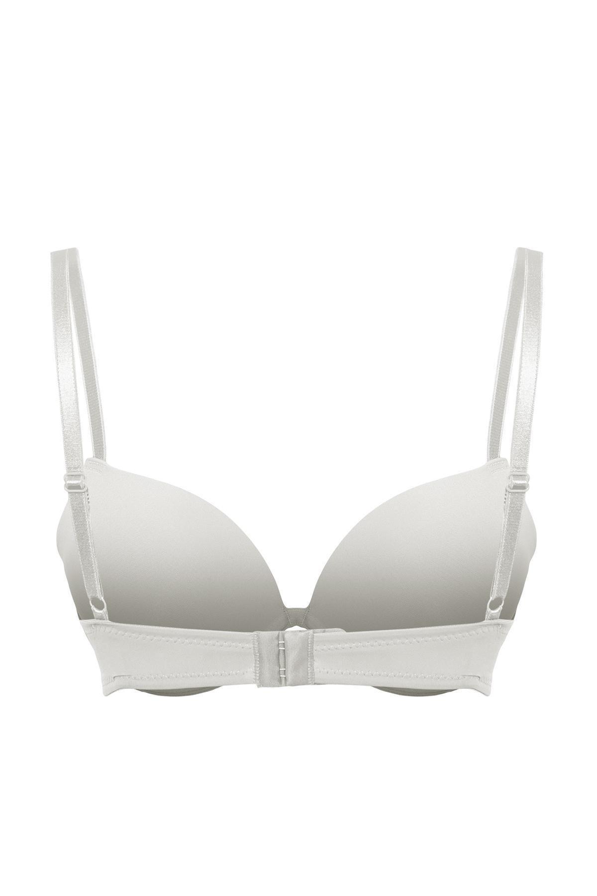 White Plain Bra, , large image number 7