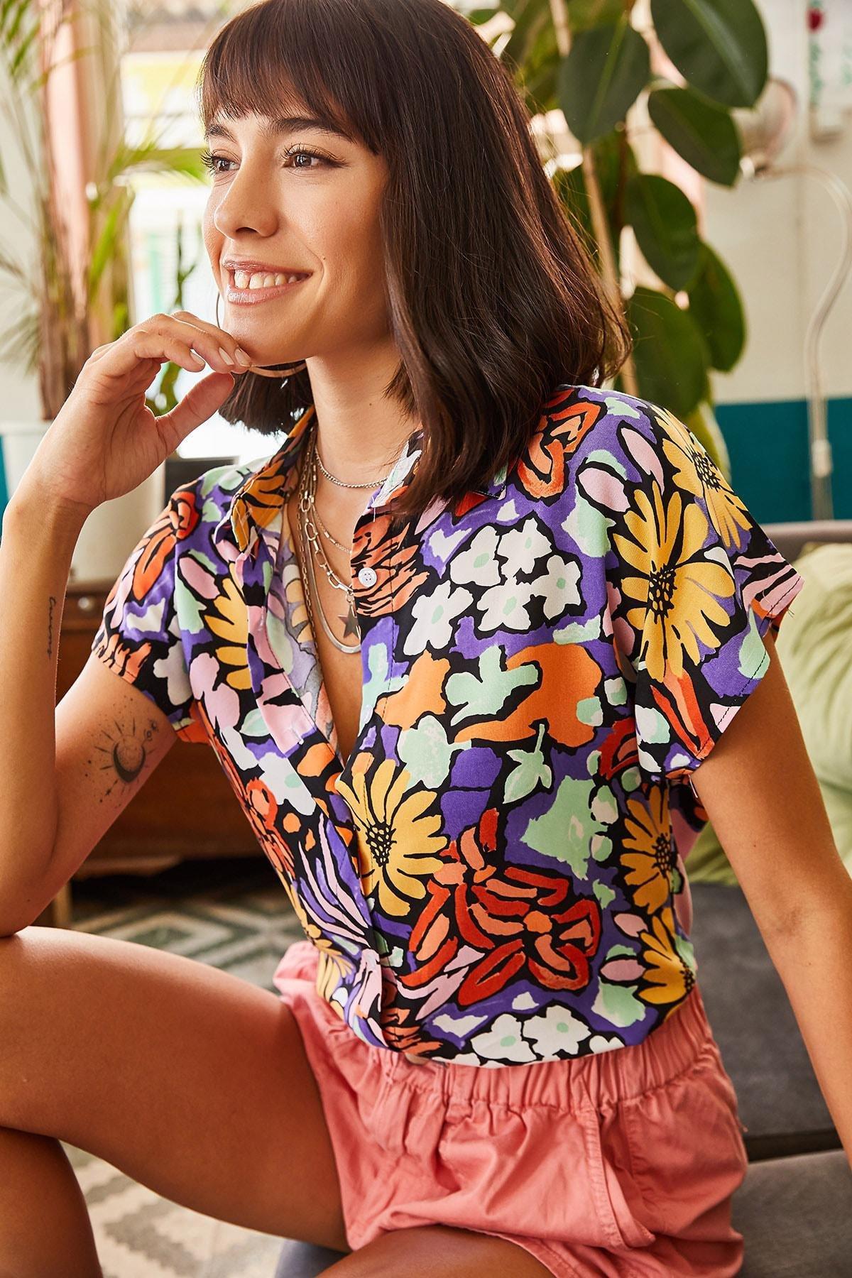 Multicolour Patterned Shirt, , large image number 5