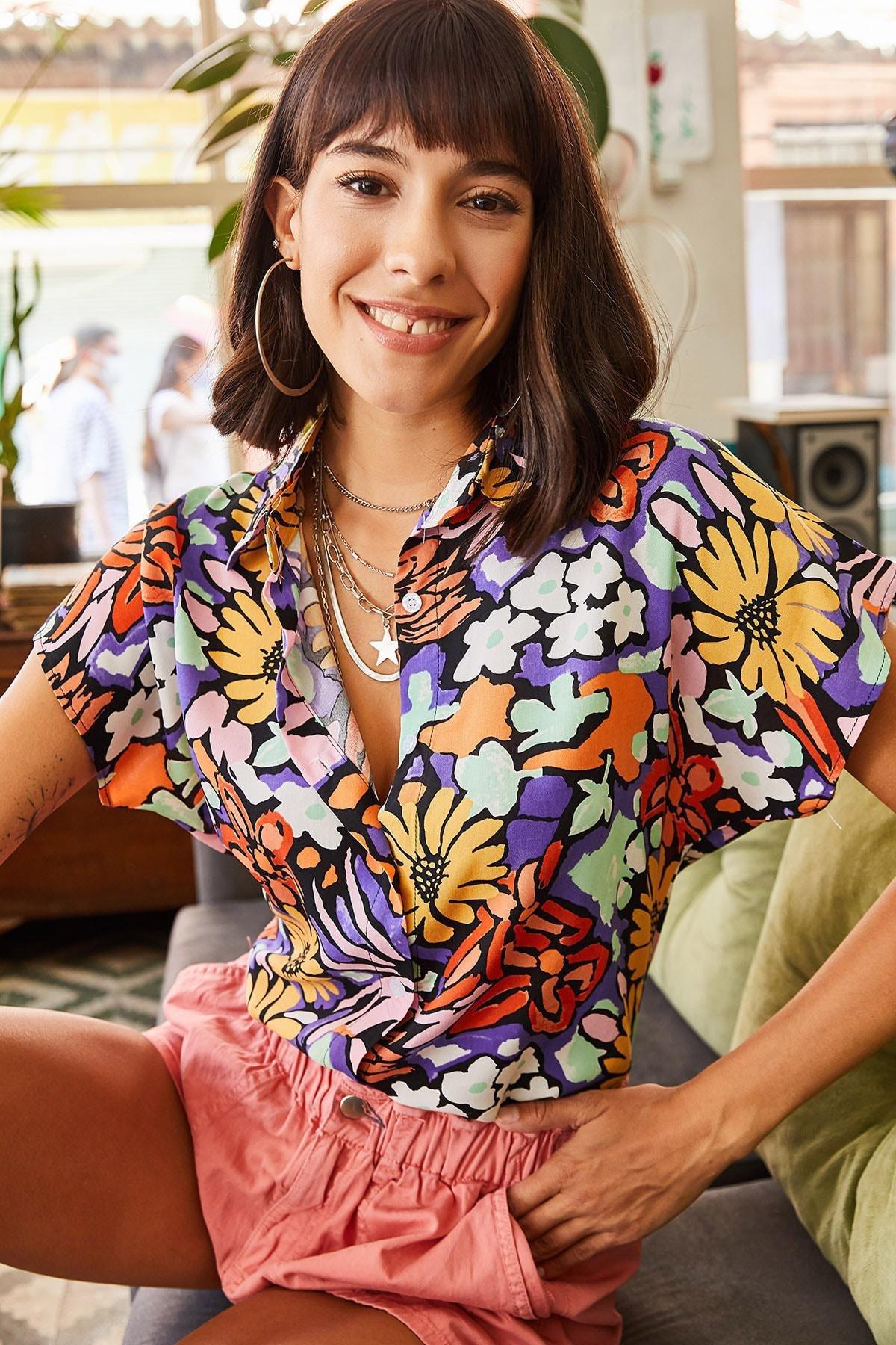 Multicolour Patterned Shirt, , large image number 7