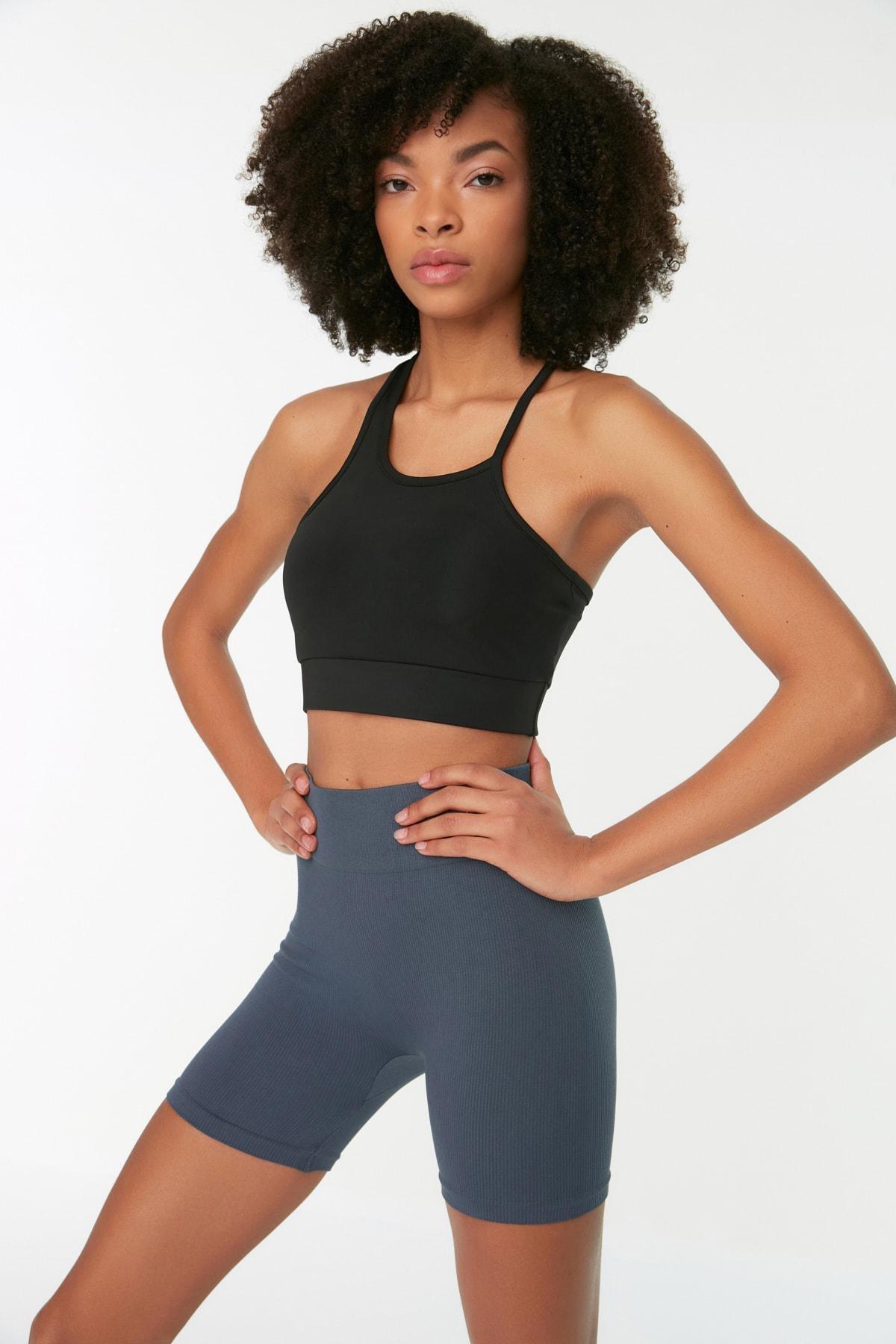 Navy High Waist Sports Leggings, , large image number 0