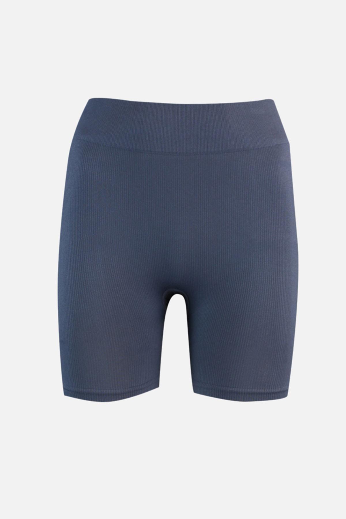 Navy High Waist Sports Leggings, , large image number 6
