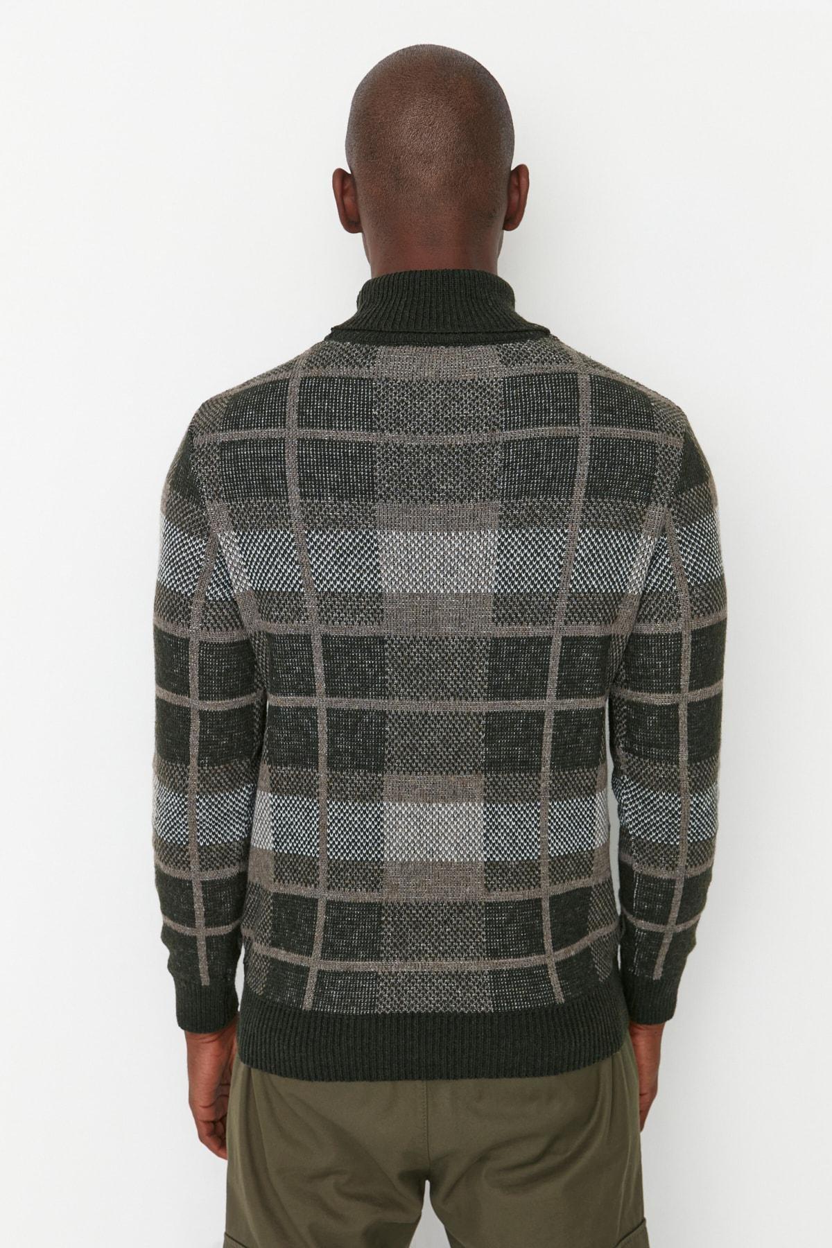 Grey Turtleneck Sweater, , large image number 4