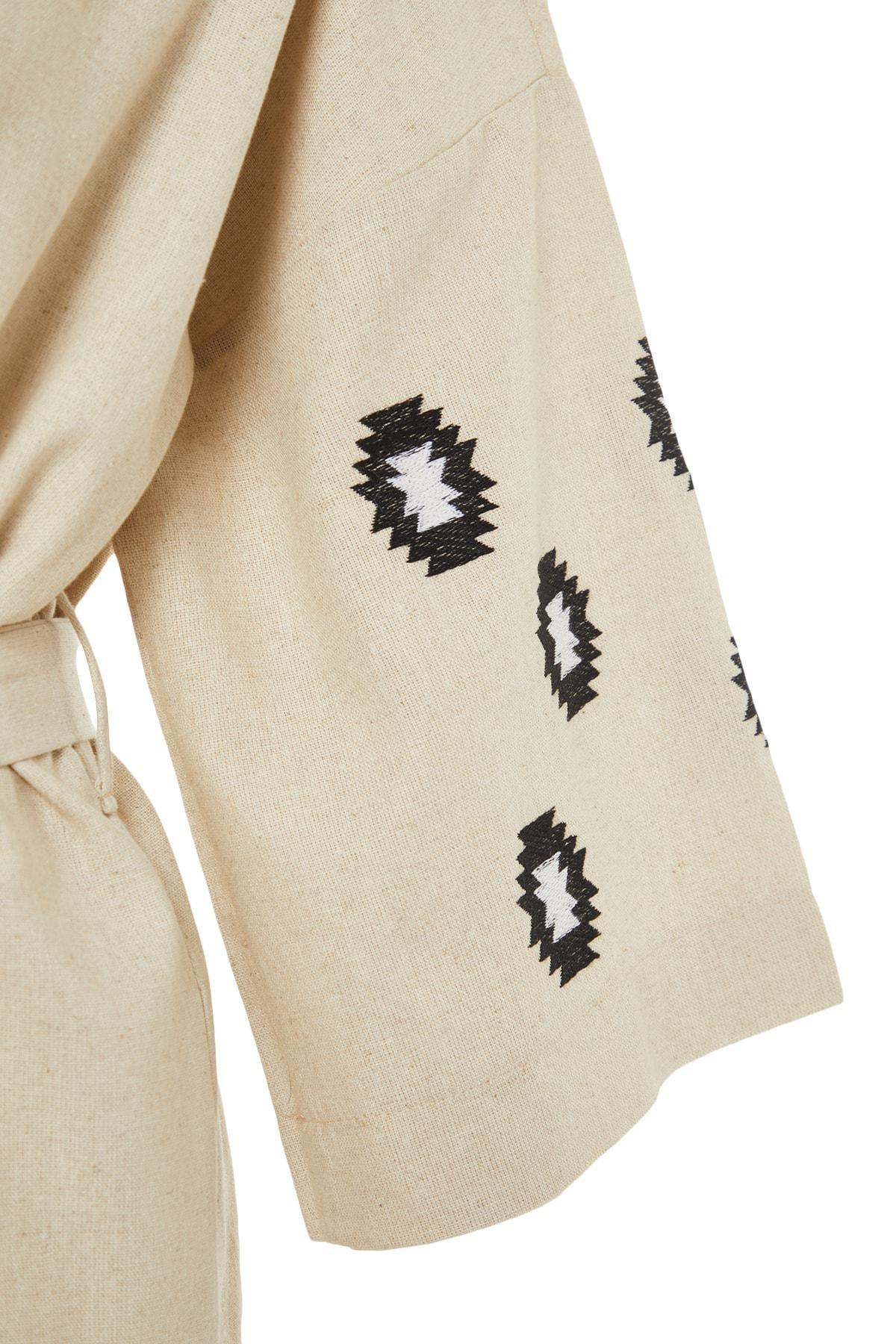 Beige Kimono, , large image number 7