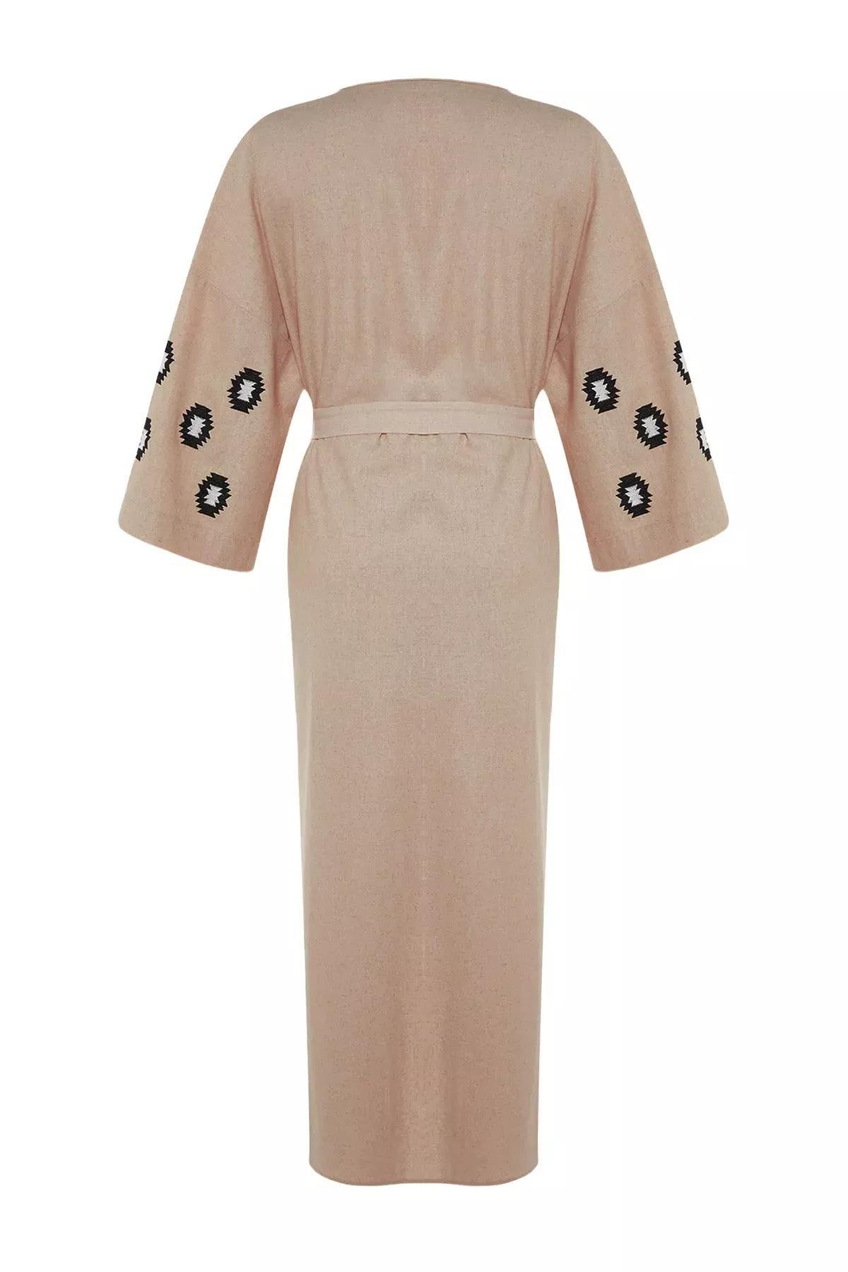 Beige Kimono, , large image number 9