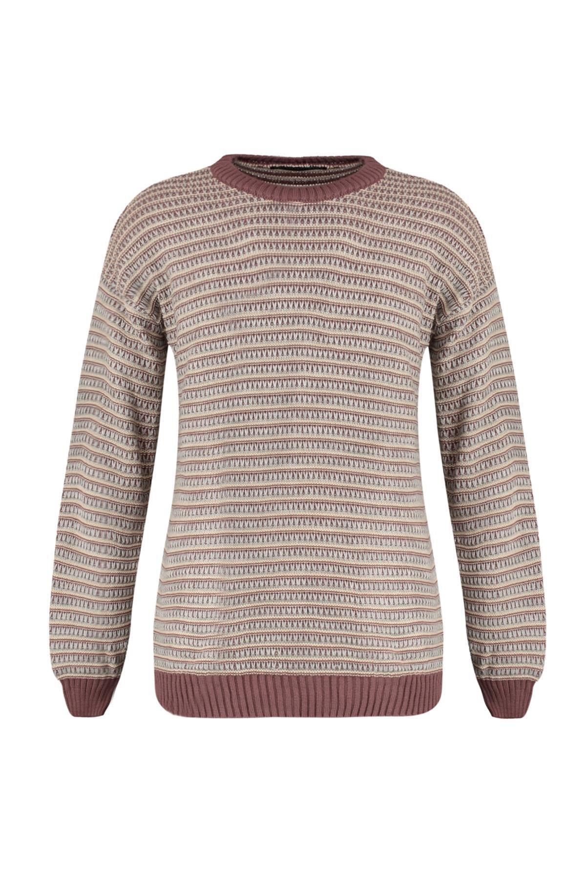 Trendyol - Pink Crew Neck Sweater