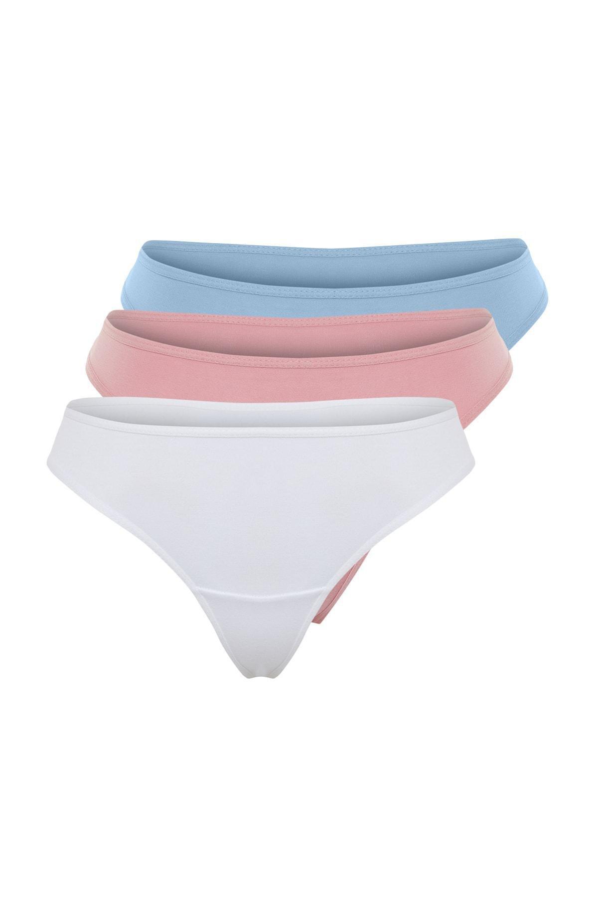 Multicolour Briefs, Set Of 3, Multicolor, large image number 12