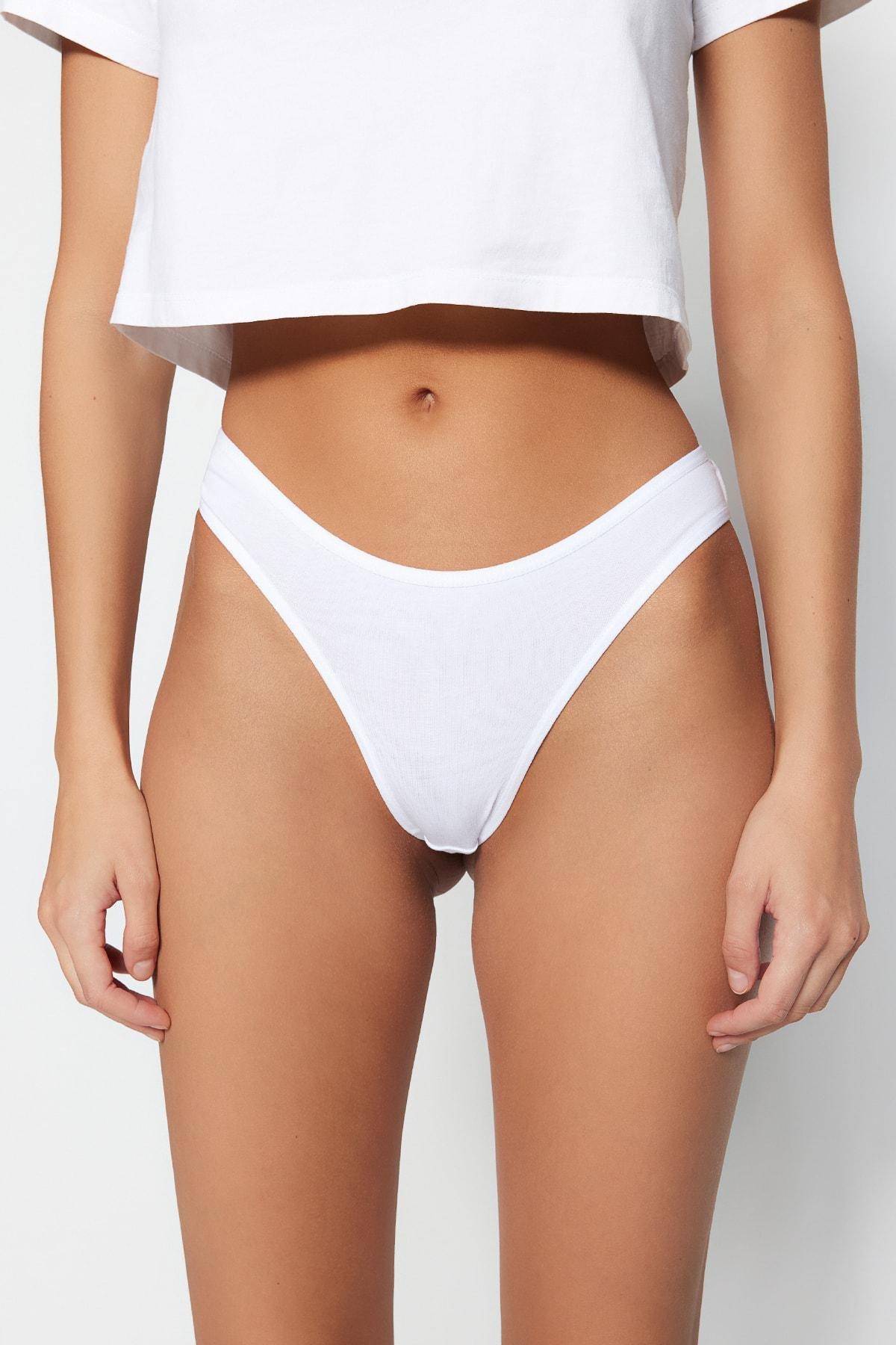 White Plain Briefs, White, large image number 3
