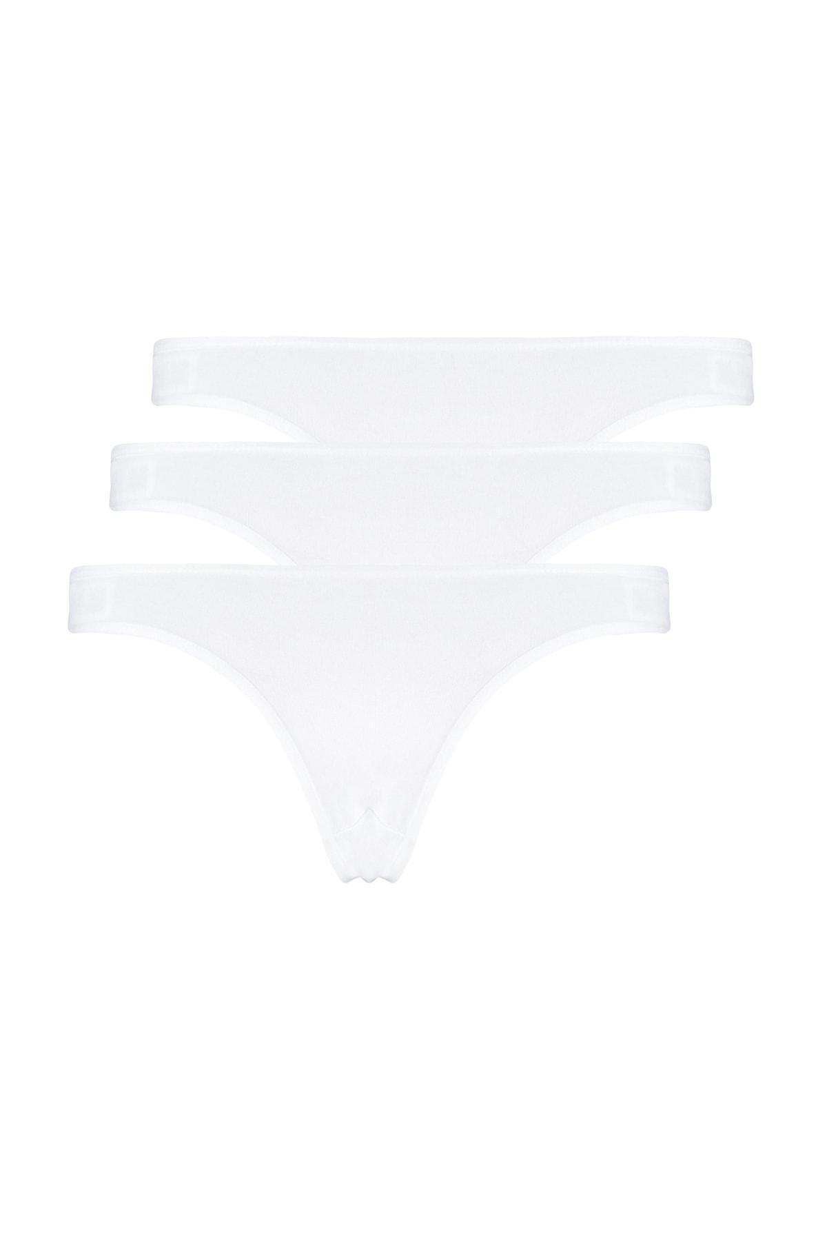 White Plain Briefs, White, large image number 6
