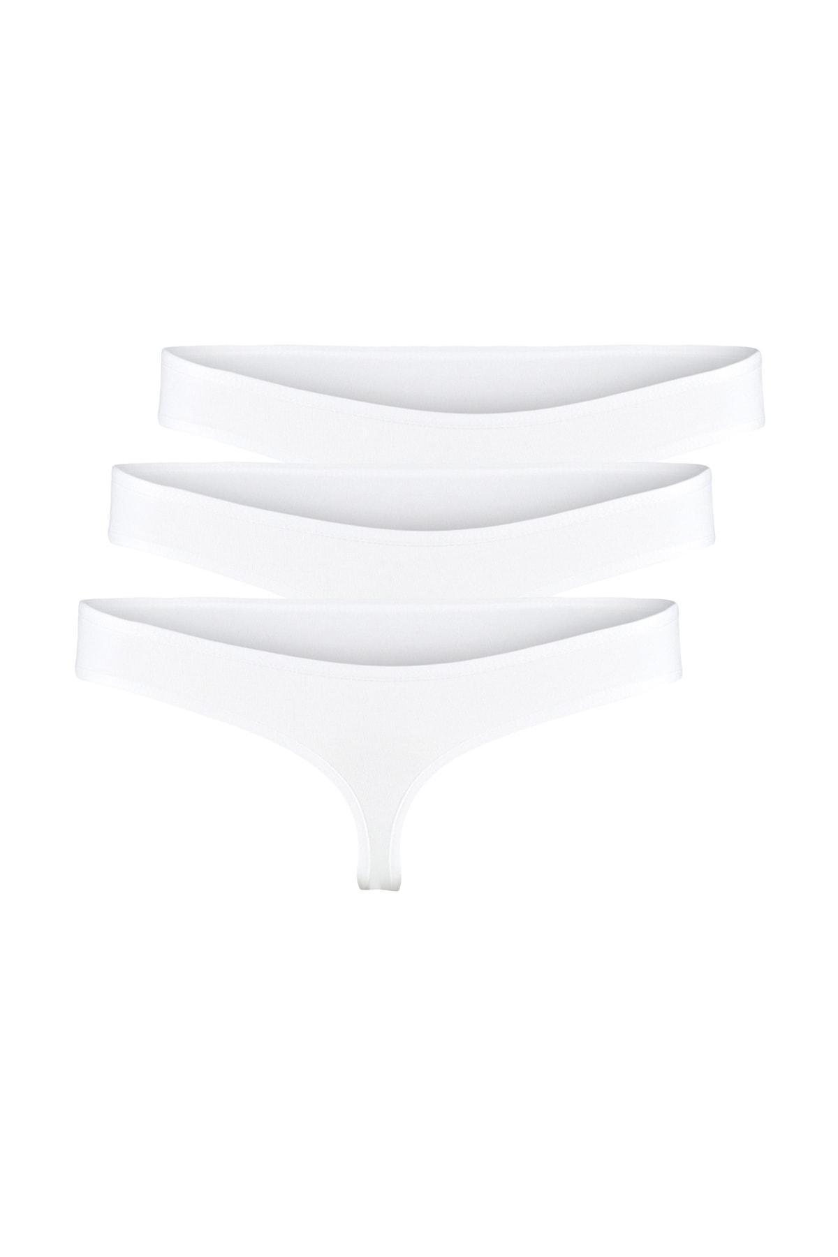 White Plain Briefs, White, large image number 7