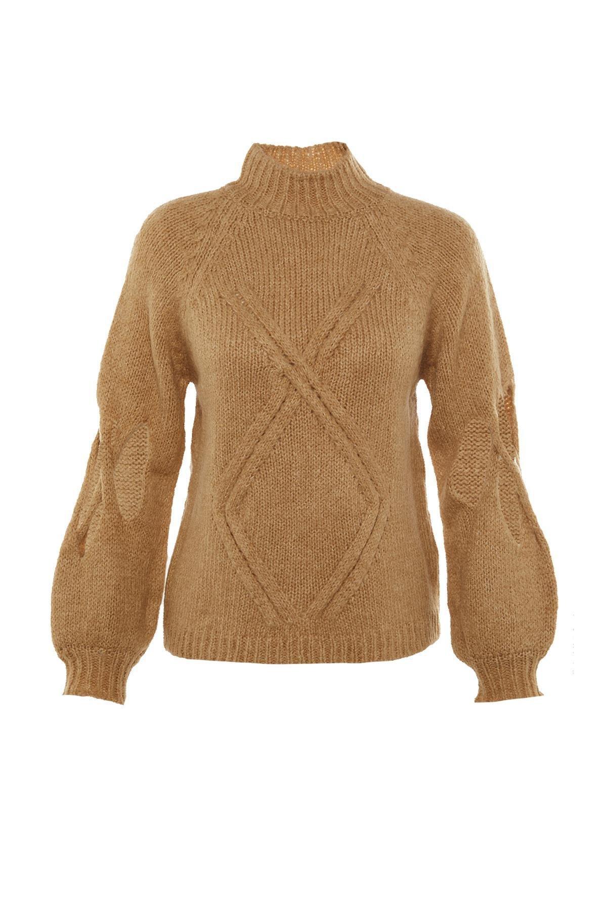 Beige Regular Sweater, , large image number 7