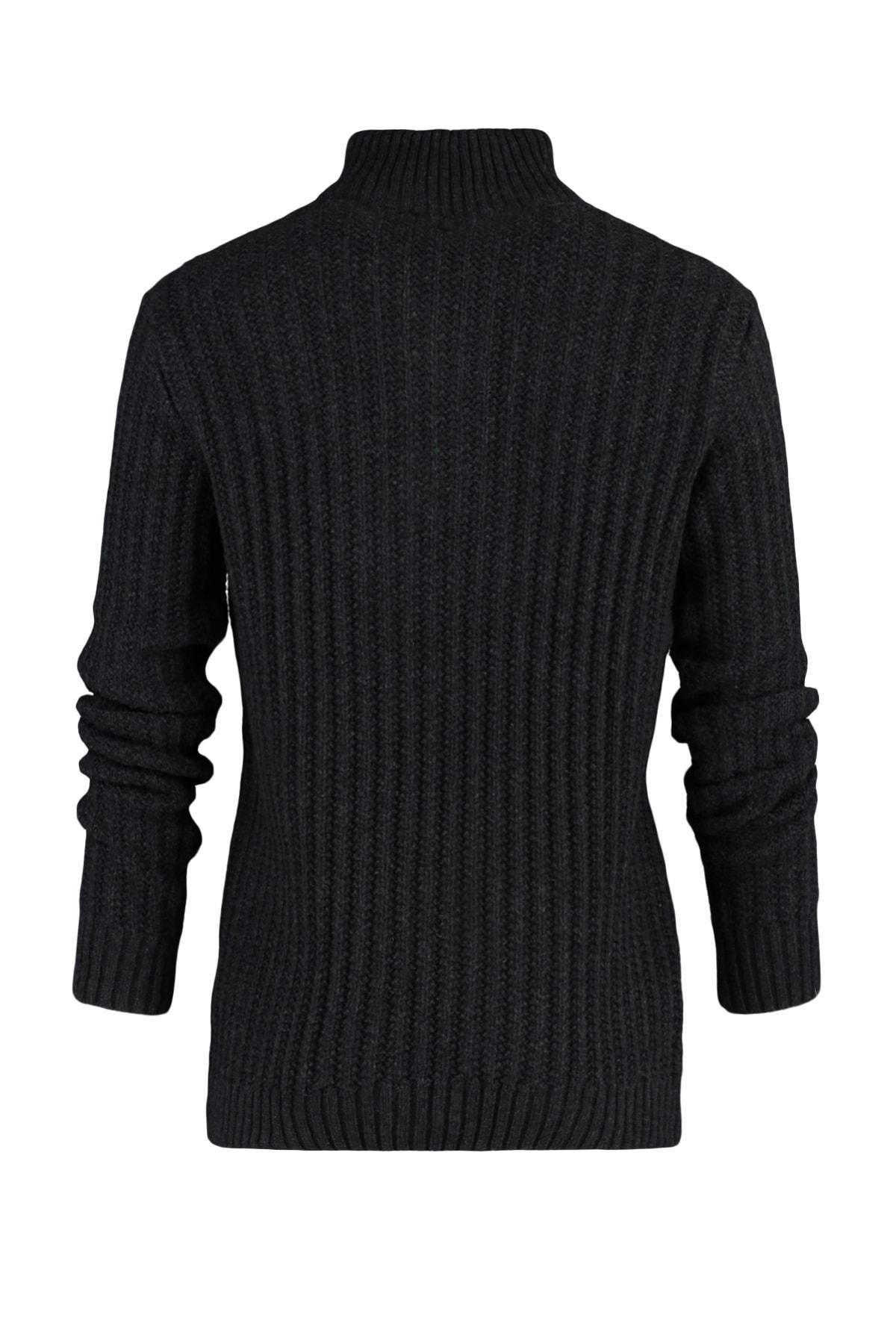 Grey High Neck Sweater, , large image number 5