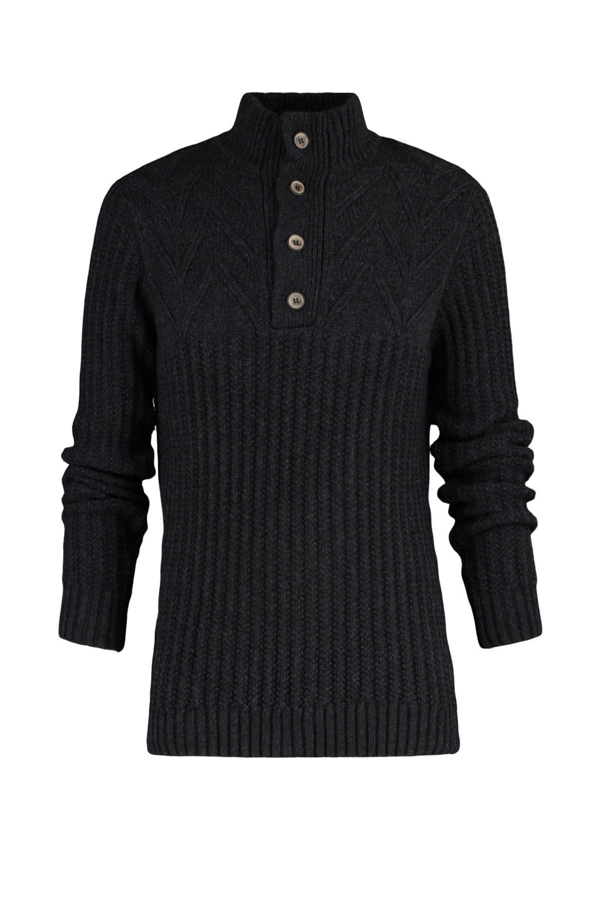Grey High Neck Sweater, , large image number 6