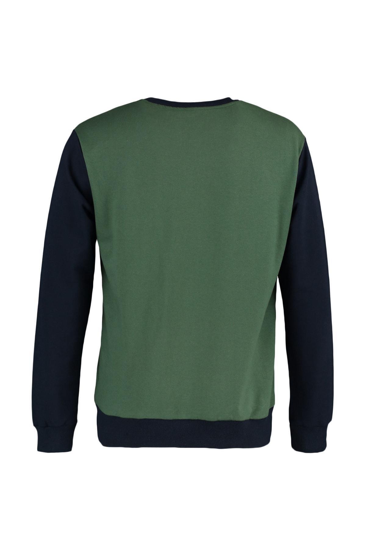 Green Crew Neck Sweatshirt, , large image number 8