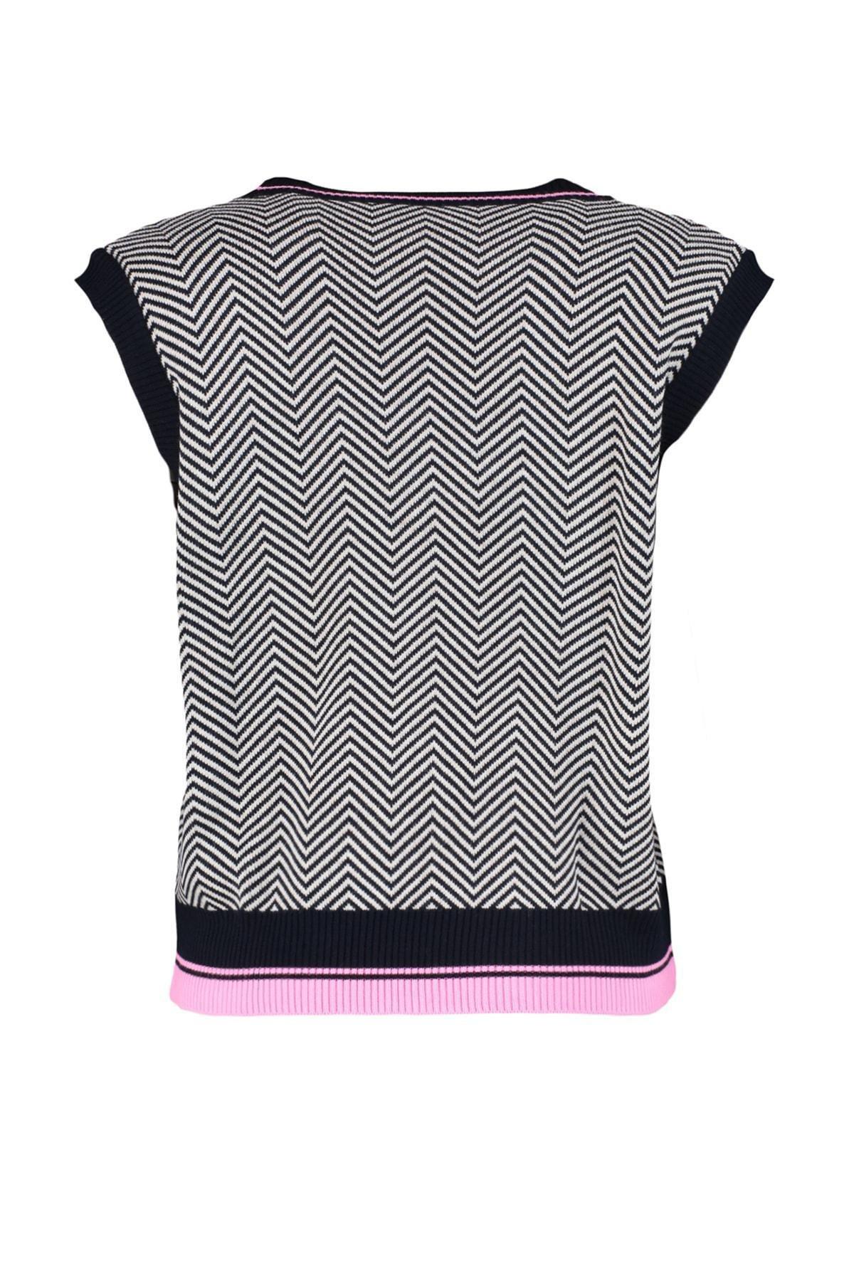 Black V Neck Sweater Vest, , large image number 7