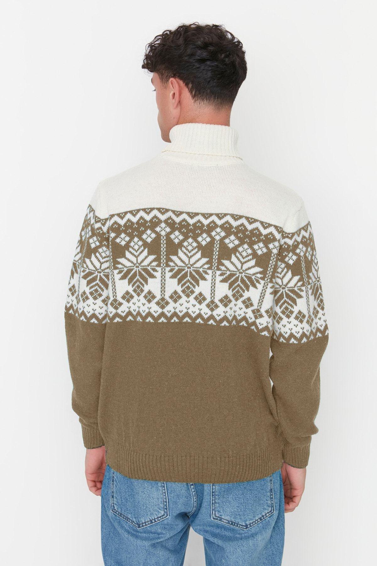 Ethnic Print Novelty Sweater TMNAW22KZ0296, , large image number 6