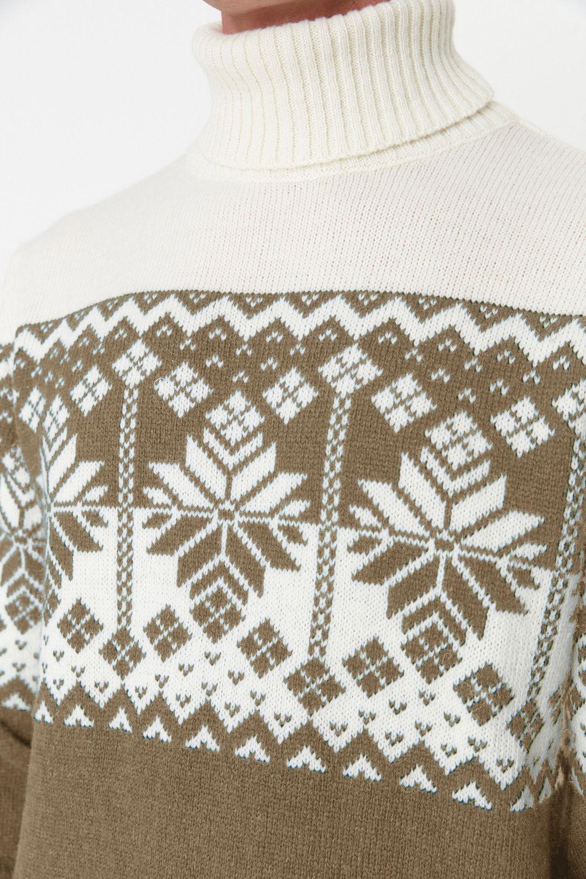 Ethnic Print Novelty Sweater TMNAW22KZ0296, , large image number 7