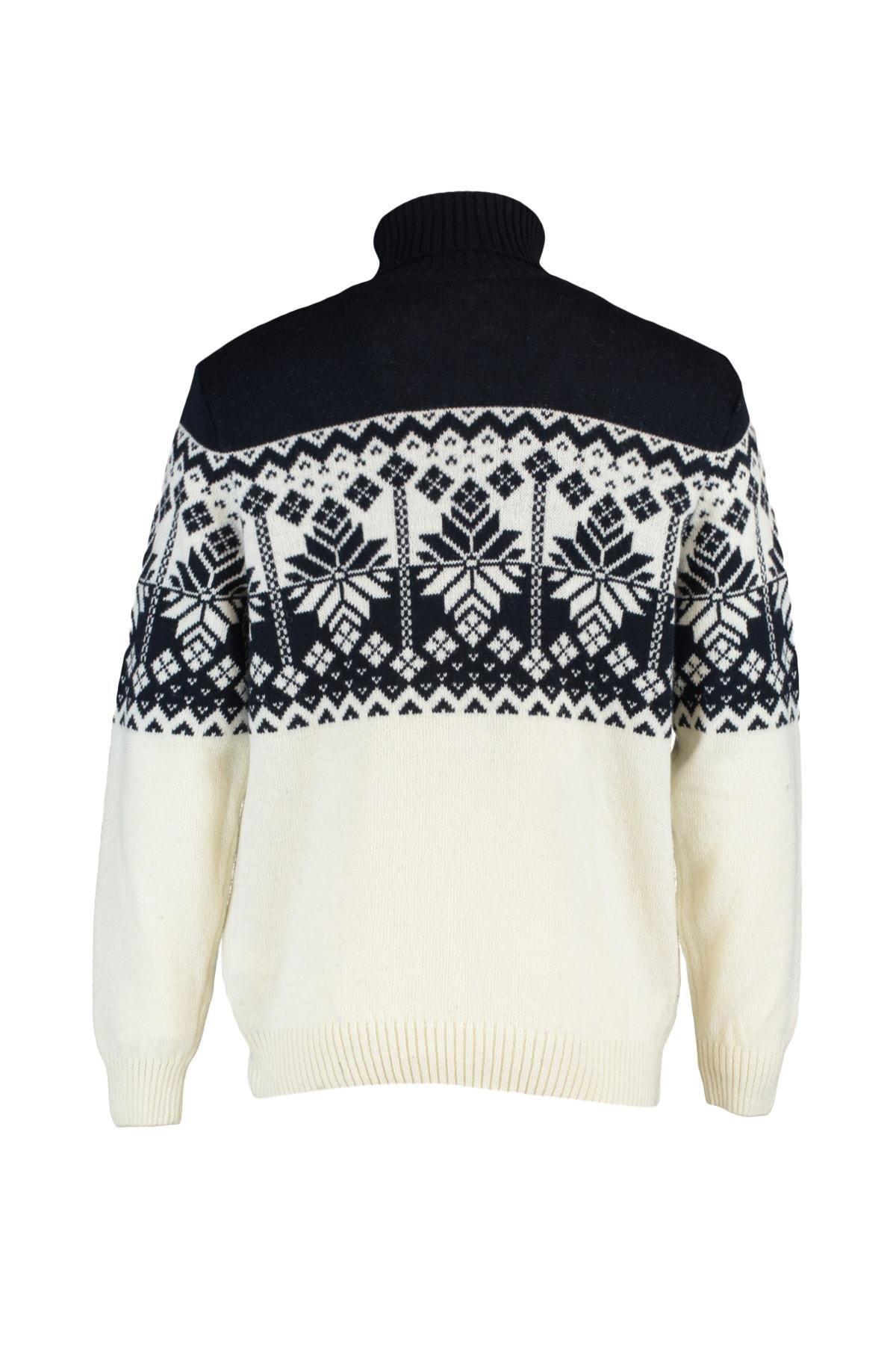 Navy Turtleneck Sweater, , large image number 6