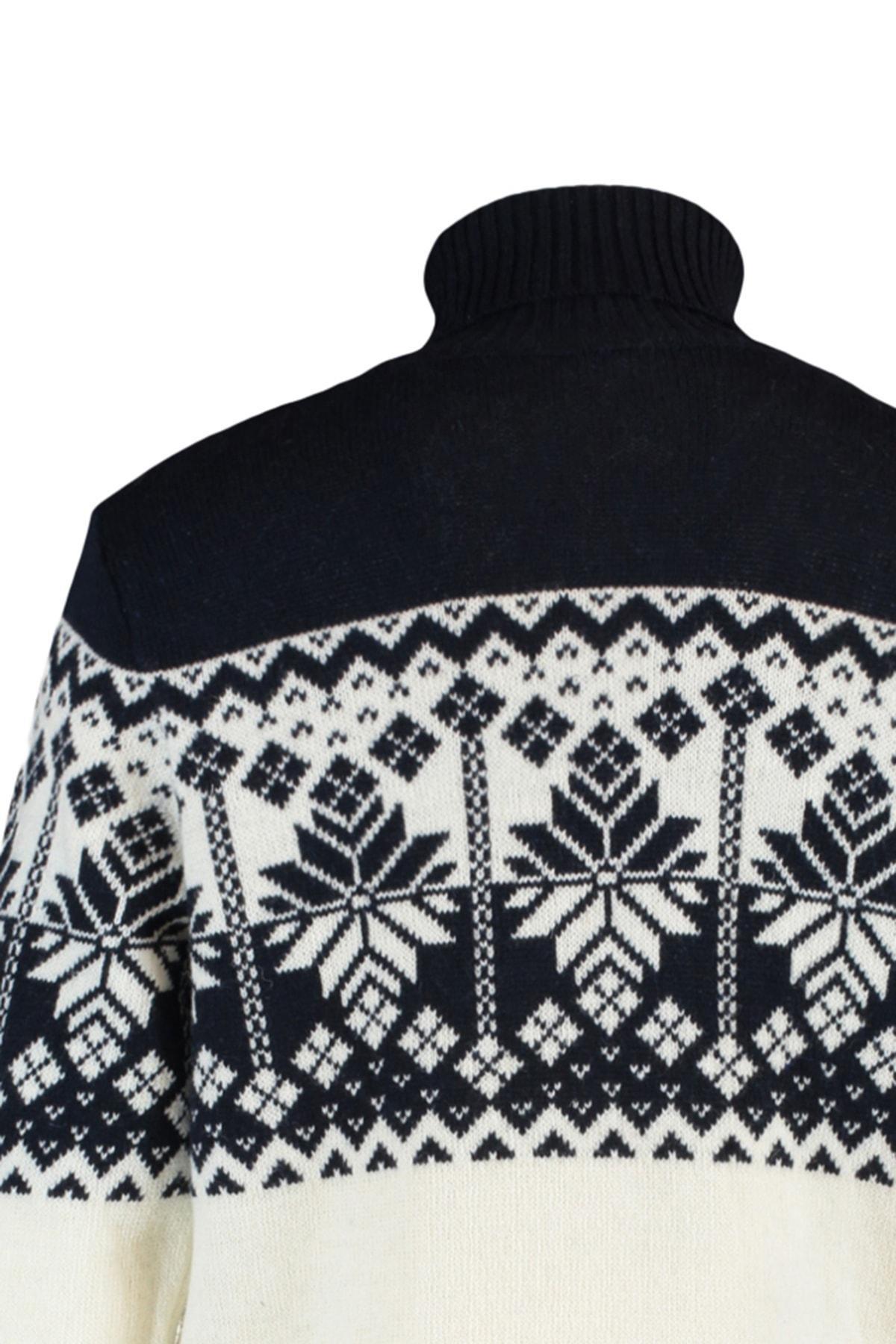 Navy Turtleneck Sweater, , large image number 7