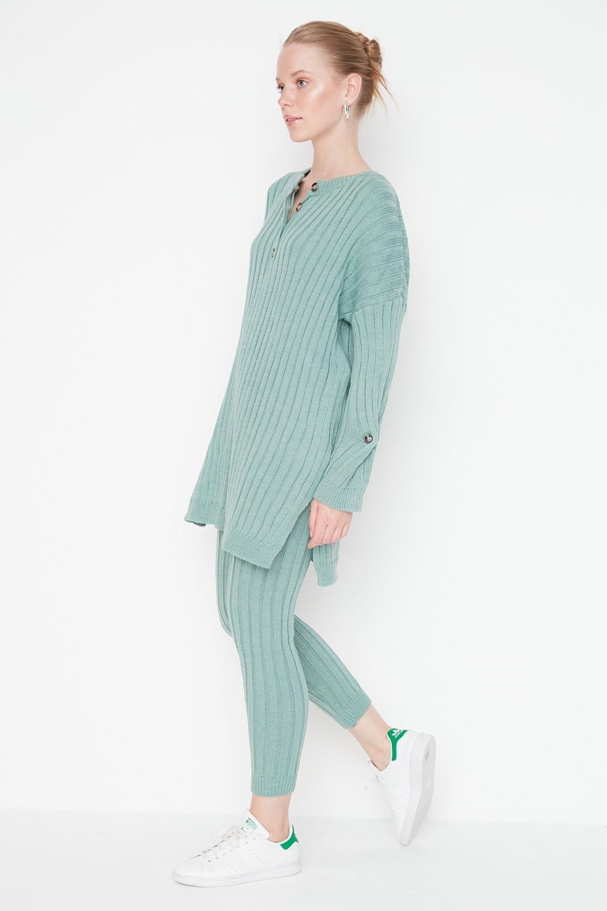 Green Off-Shoulder Co-Ord Set, , large image number 1