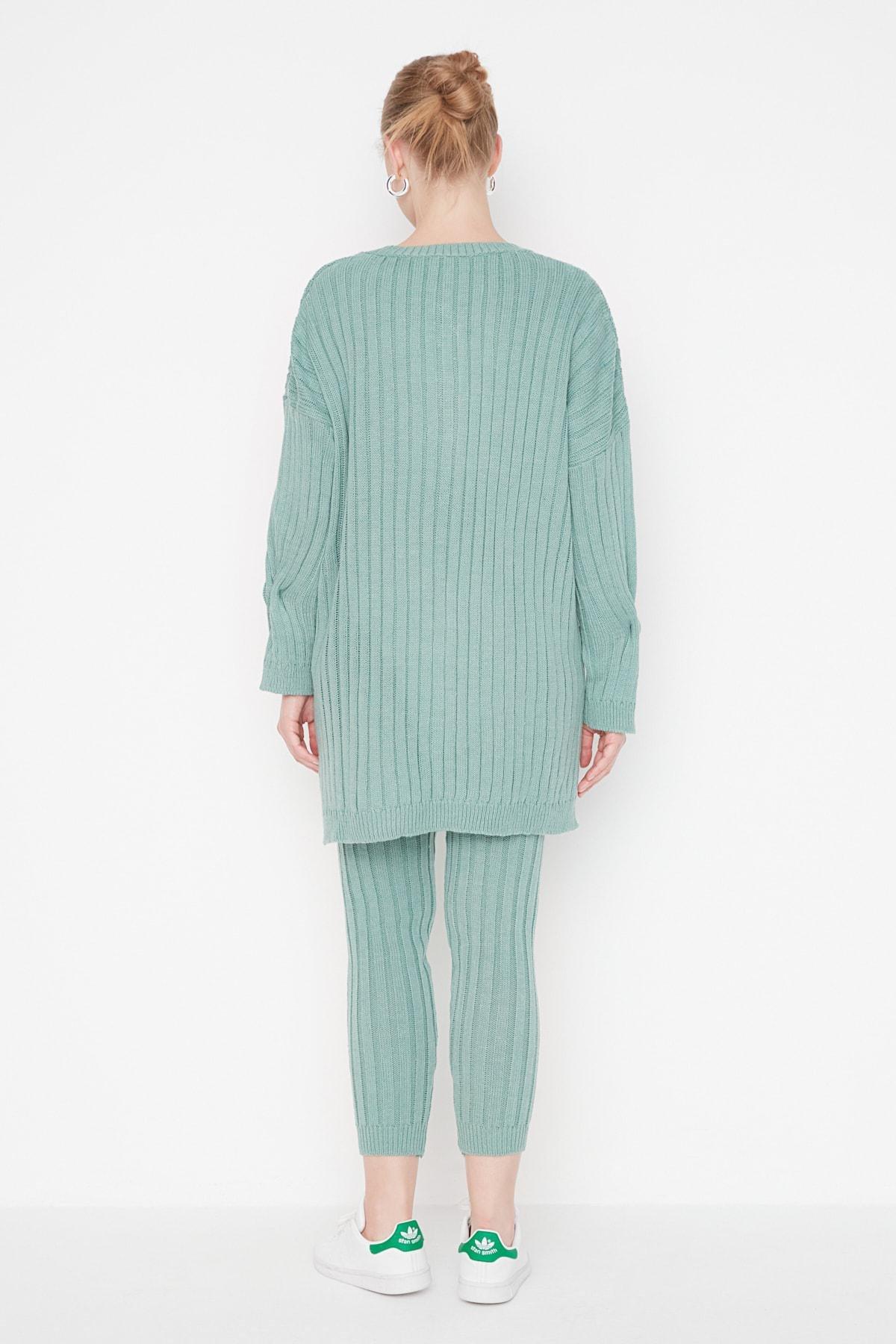 Green Off-Shoulder Co-Ord Set, Green, large image number 4