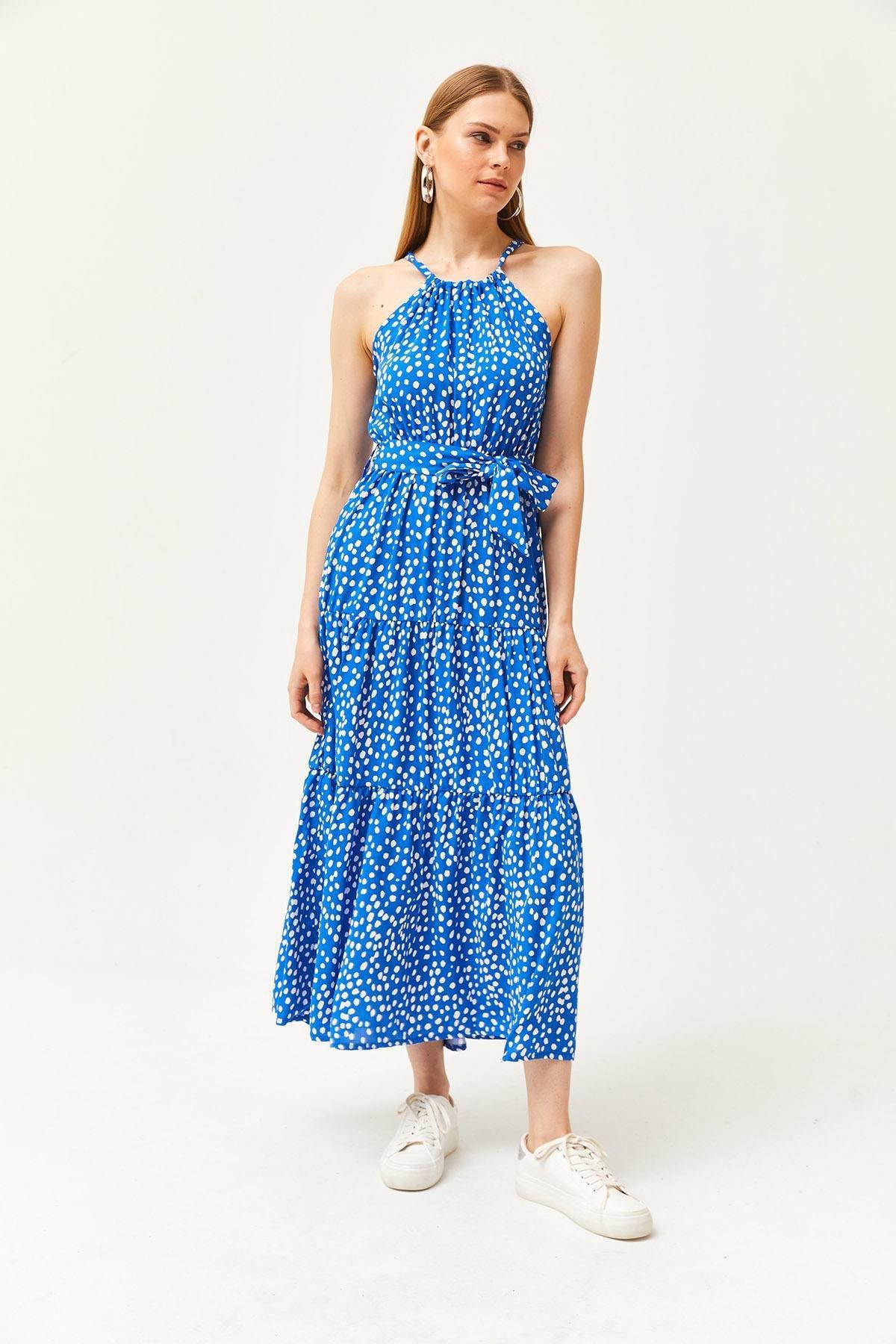 Blue Polka Dot Dress, , large image number 2
