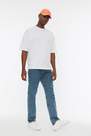 Trendyol - Blue Straight Normal Waist Jeans