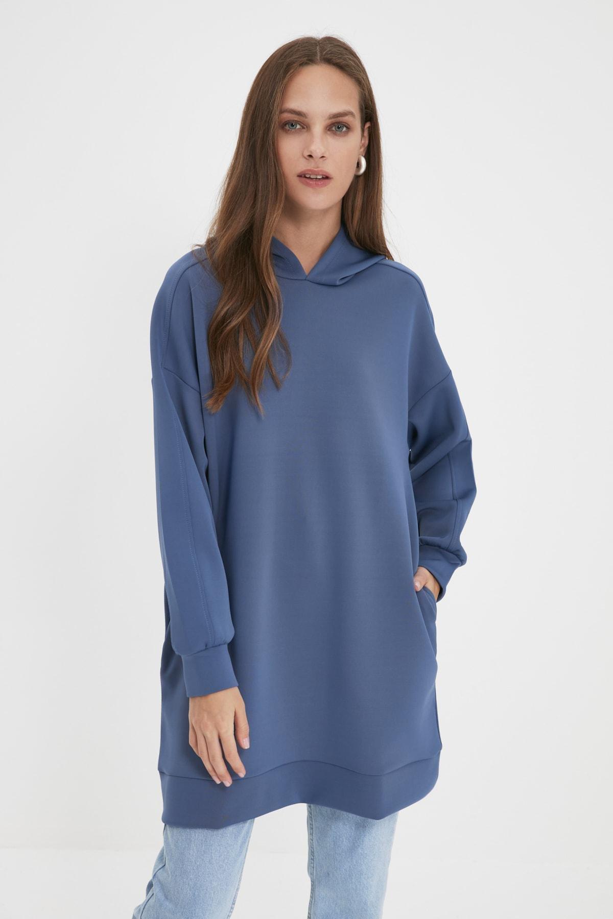 Navy Regular Sweatshirt, , large image number 0