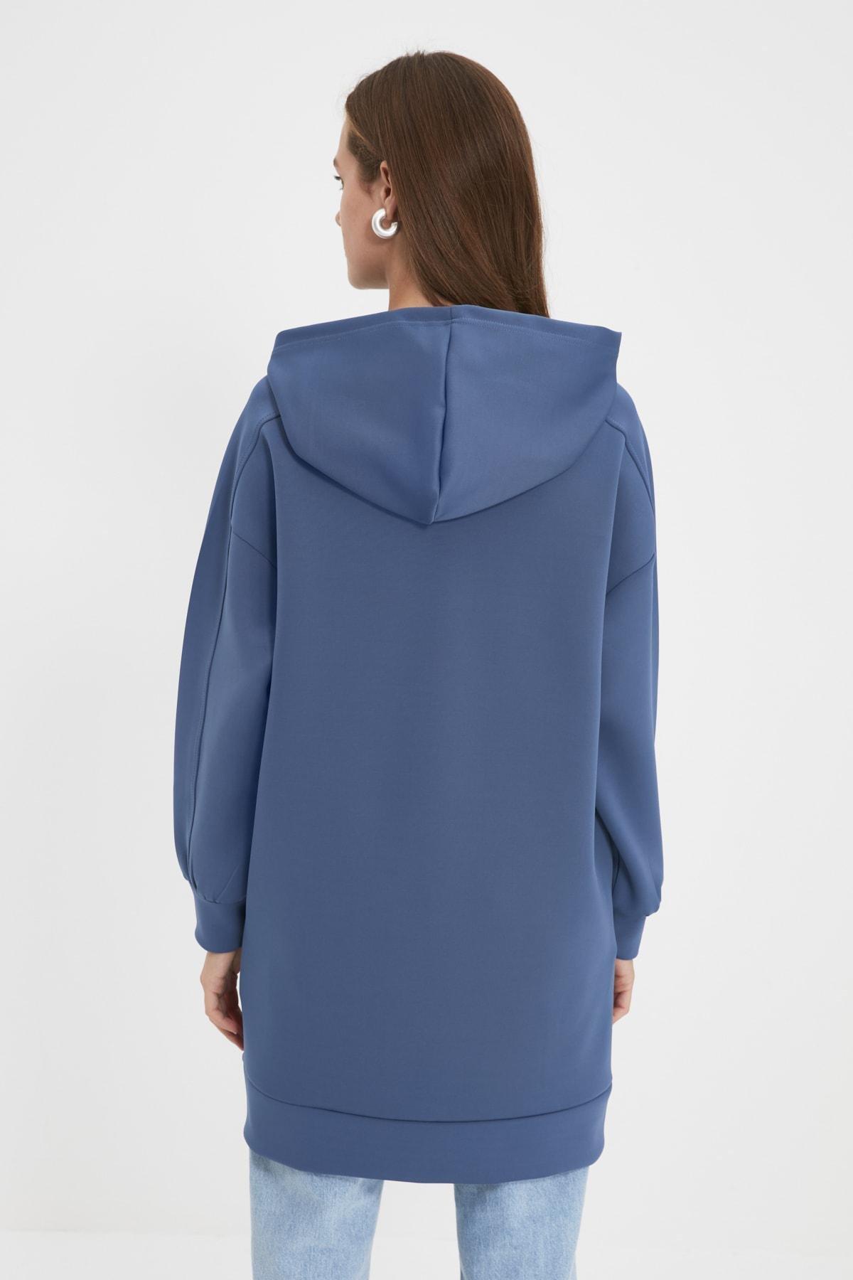 Navy Regular Sweatshirt, , large image number 4