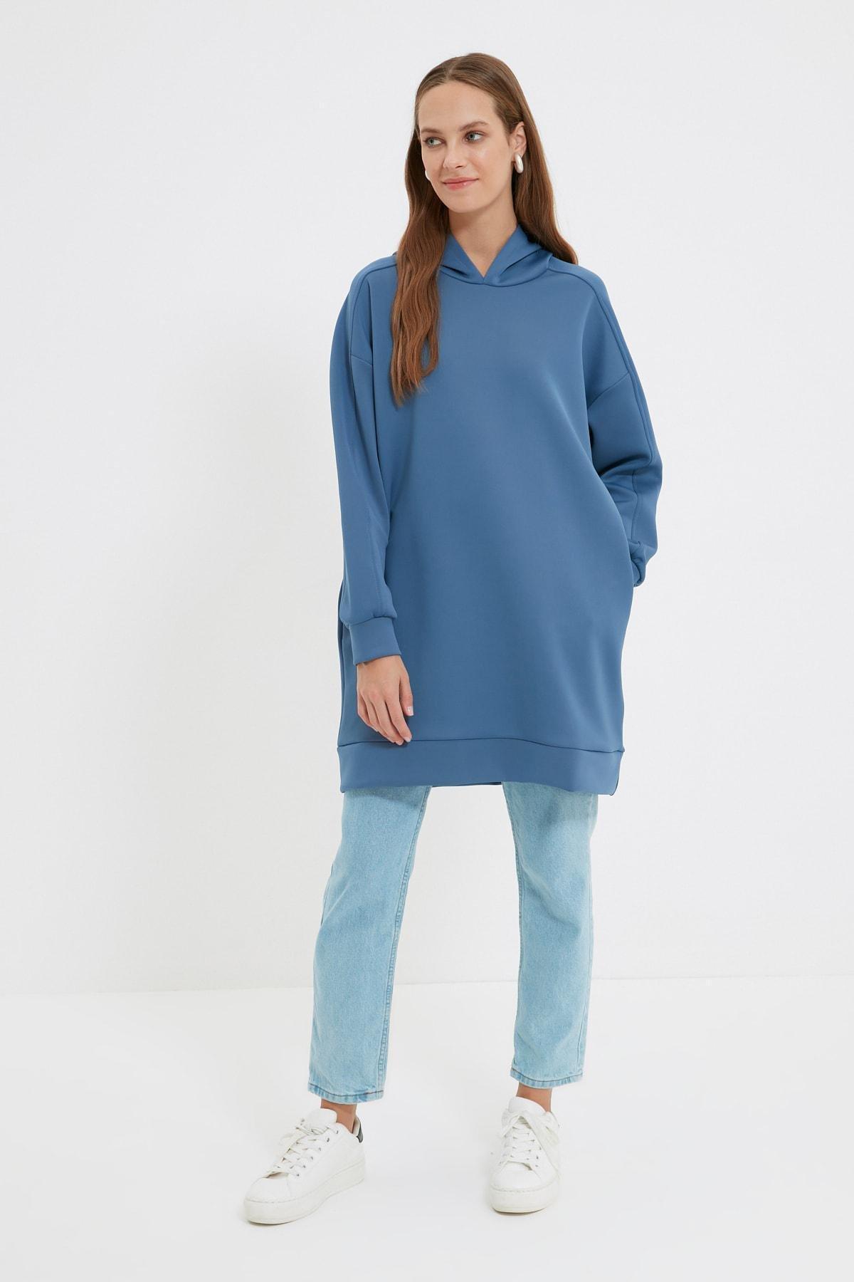 Navy Regular Sweatshirt, , large image number 5