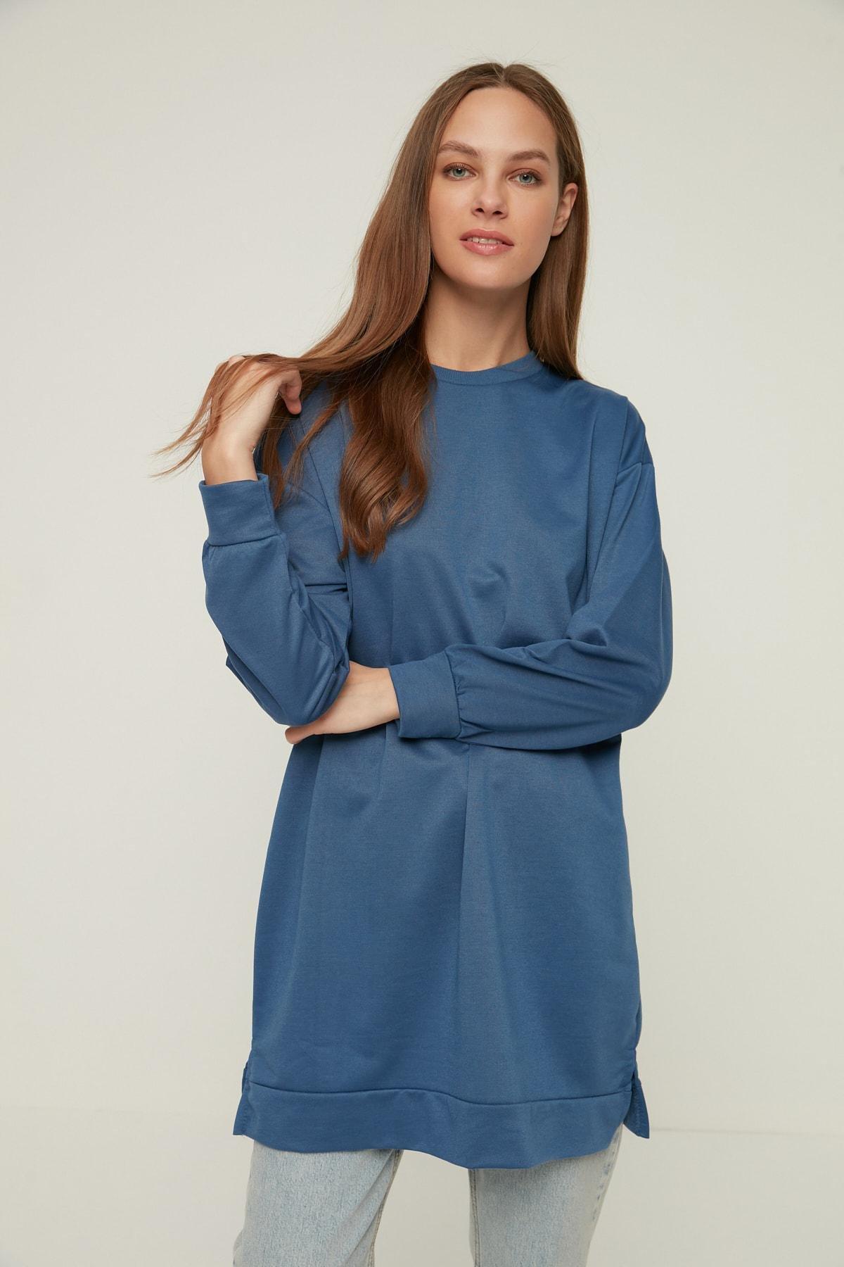 Navy Crew Neck Sweatshirt, , large image number 1
