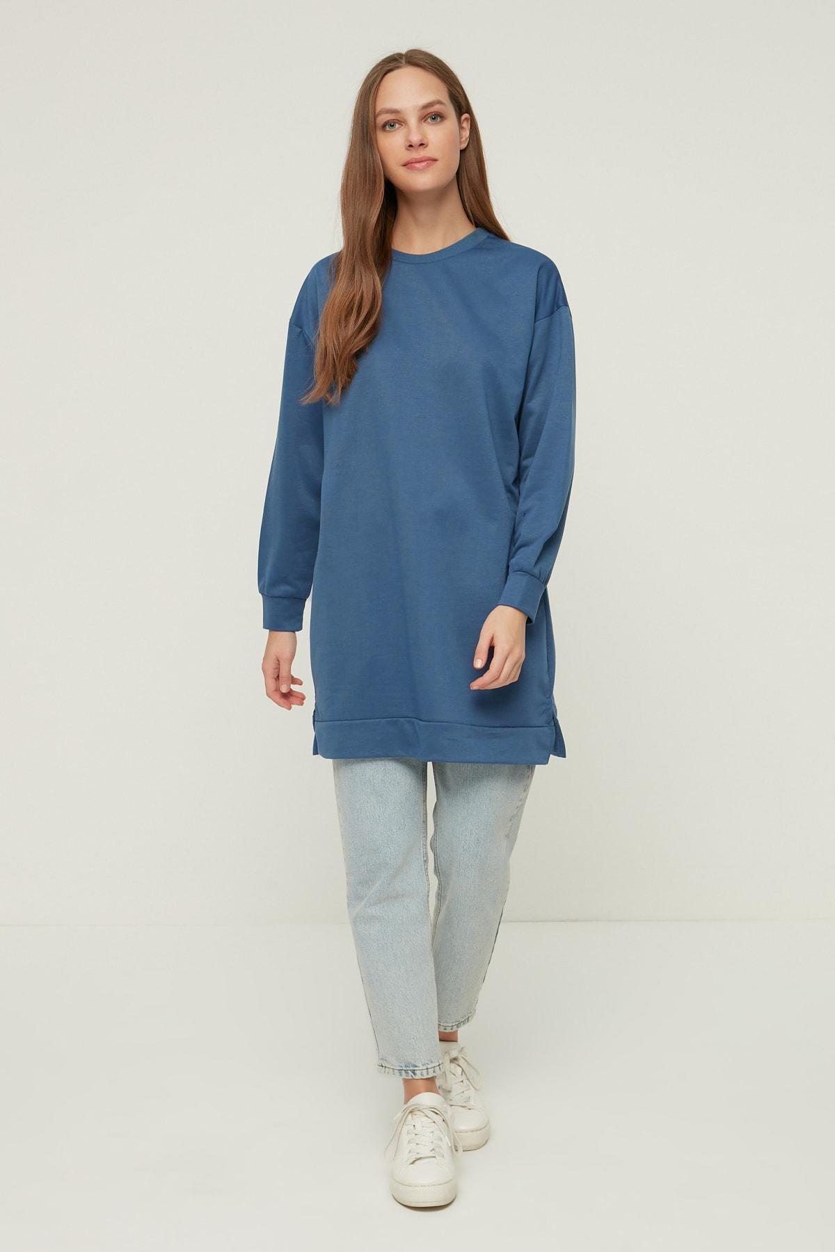 Navy Crew Neck Sweatshirt, , large image number 2