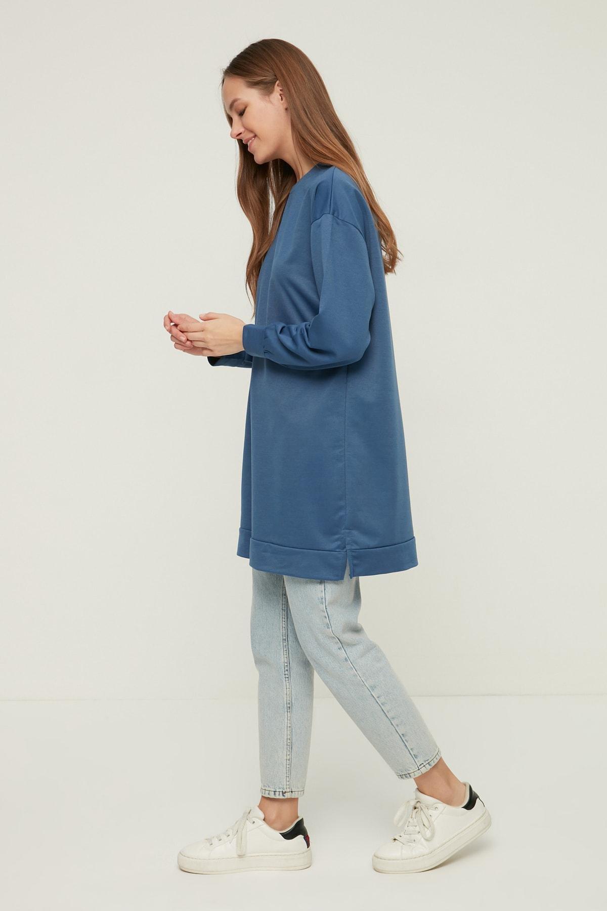 Navy Crew Neck Sweatshirt, , large image number 4