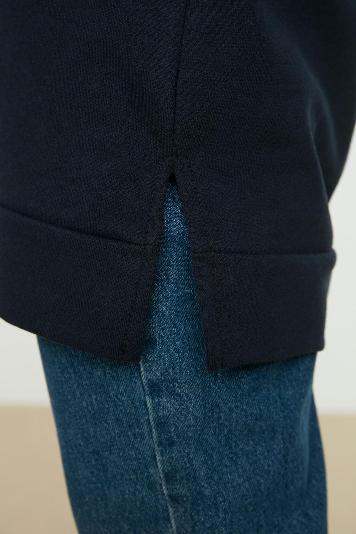 Navy Crew Neck Sweatshirt, , large image number 5